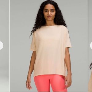 Lululemon Back in Action Short Sleeve Shirt Size 6